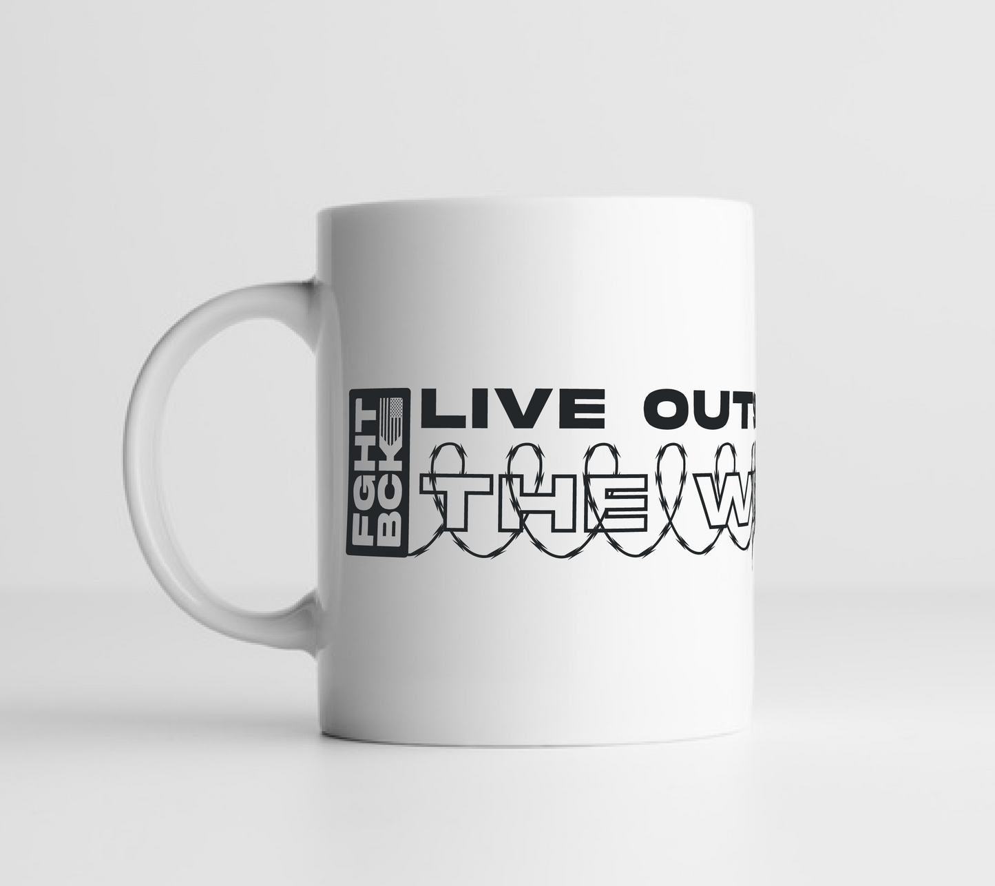 Live Outside the Wire Mug